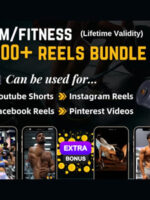 2000+ Gym Videos Bundle for Instagram Reels, TikTok Videos & YouTube Shorts | Customize with Canva | Copyright-Free